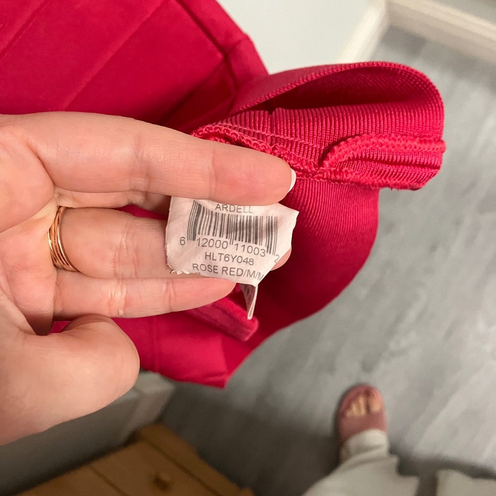 Herve Leger Rose Red Bandage Dress